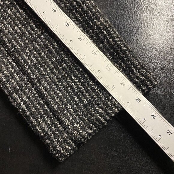 Betabrand Coat Women's XXL Black Tweed Asymmetrical Moto Wool Blend Heavy Jacket - Picture 14 of 15